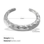 color: SZ277S Silver Bangle