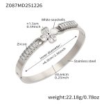 color: Z087-Steel Color Bangle