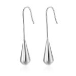 color: Small Drop Ear Hook Steel Color MS-306