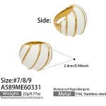 color: A589-Gold Ring / size: US 7