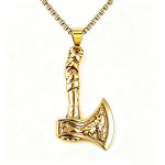 color: Gold Axe + Plated Chain