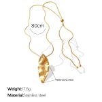 color: MYL29G Gold Sweater Chain
