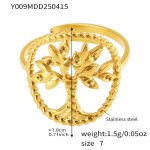 color: Y009-Gold Ring / size: US 7