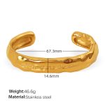 color: SZ194G Gold Bangle