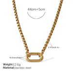 color: XL720G Gold Necklace