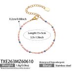 color: TXE263-Gold Bracelet 15+5cm