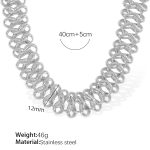 color: XL341S Silver Necklace