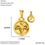 color: SP343G-1 (Aries) Single Pendant
