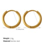 color: EH1174G Gold Earrings