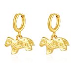 color: Gold Small Horse Ear Cuff MS-690