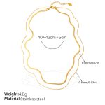 color: XL895G Double Layer Necklace