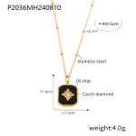 color: P2036-Gold Necklace