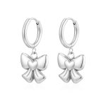 color: MS-476 Steel Color Bow Ear Cuff