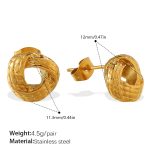 color: EH838G Gold Earrings