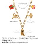 color: XL614G1 Gold Necklace