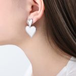 color: F982-Steel Color Earrings