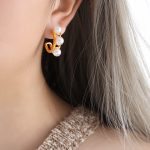 color: F872-Gold Earrings