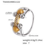 color: TXA501-Mixed Color Ring -Size 7