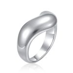 color: Size 1 Steel Color Cast Ring / size: US 7