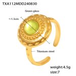 color: TXA112-Gold Ring Size 7