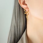color: F694-Gold Earrings