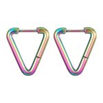 color: Round Wire Triangle Ear Cuff Colorful 1 PC