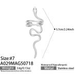 color: A029-Steel Color Ring -Size 7