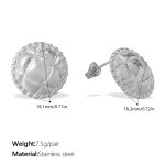 color: EH269S Silver Earrings