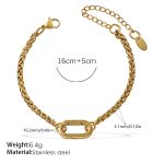 color: SL311G Gold Bracelet