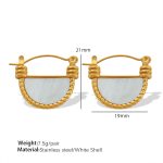 color: EH221 Gold Earrings