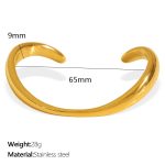 color: SZ182 Gold Bangle