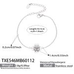 color: TXE546-Steel Color Bracelet 16+5cm