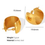 color: EH531 Gold Earrings