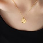 color: P390-Gold Necklace -40+5cm
