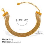 color: SL386G Gold Bracelet