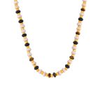 color: P1831-Gold Natural Stone Necklace