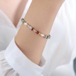 color: E479-Natural Stone Bracelet -16+5cm