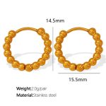 color: EH277 Gold Earrings