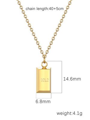 Rich Gianduja Noisettes Necklace Clavicle Chain New Versatile Design Necklace Simple High Class Elegant Personality Female