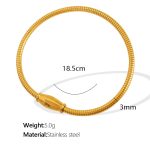 color: SL32 Magnetic Gold Bangle