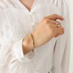 color: E330-Multicolor Zircon Bracelet 17cm