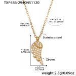color: TXP486-Gold Necklace 41+5cm