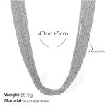 color: XL786S Silver Necklace