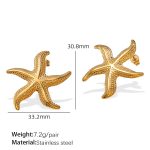 color: EH933G Gold Earrings