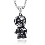 color: Male Robot i + Stainless Steel Chain