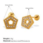 color: EH1233WEG Piercing Stud Earrings
