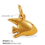 color: PJ651GS Small Gold Pendant