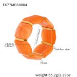 color: E677-Orange Bangle Diameter 60mm