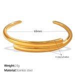 color: SZ181G Gold Bangle