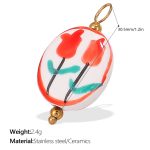 color: PJ358CRG Colorful Ceramic Pendant